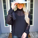 Secret Admirer Sheer Blouse