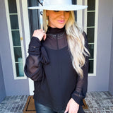 Secret Admirer Sheer Blouse