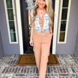 Fifth Avenue Edge Top - Beige