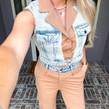 Fifth Avenue Edge Top - Beige