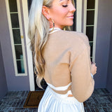 New York Cropped Sweater