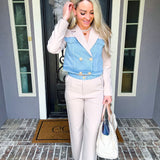 Tailored Majesty Cropped Blazer
