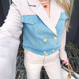 Tailored Majesty Cropped Blazer
