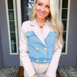 Tailored Majesty Cropped Blazer