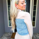 Tailored Majesty Cropped Blazer