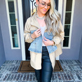 Crystal City Denim Trench Coat