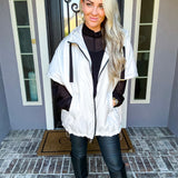 Layered In Luxury Down Jacket - Cream