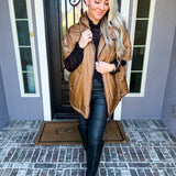 Layered In Luxury Down Jacket - Camel