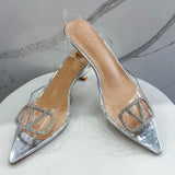 L'Amour Always Kitten Heel - Silver