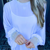 The Fashion Goddess Asymmetrical Top - White