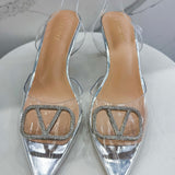 L'Amour Always Kitten Heel - Silver