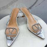 L'Amour Always Kitten Heel - Silver