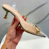 L'Amour Always Kitten Heels - Gold