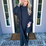 The Fashion Goddess Asymmetrical Top - Black