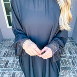 The Fashion Goddess Asymmetrical Top - Black