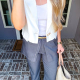 Fashion Insider Skirt Overlay Pants