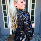 NYE Muse Sequin Top