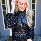 NYE Muse Sequin Top