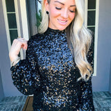 NYE Muse Sequin Top