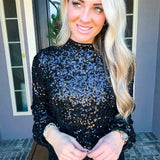 NYE Muse Sequin Top