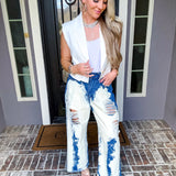 No Limits Paint Splatter Jeans