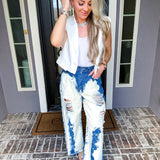 No Limits Paint Splatter Jeans