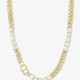 Julians Obsessed With Diamonds Necklace 16" - Gold