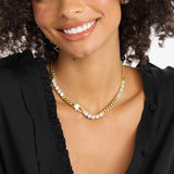 Julians Obsessed With Diamonds Necklace 16" - Gold