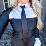 Haute In Heels Tie Detail Top