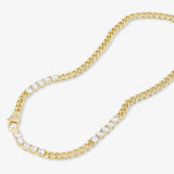 Julians Obsessed With Diamonds Necklace 16" - Gold