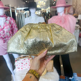 Azure Coast Gold Clutch