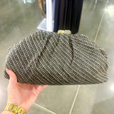 Palm Woven Raffia Clutch