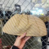 Seabreeze Satchel Raffia Clutch