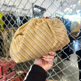 Seabreeze Satchel Raffia Clutch