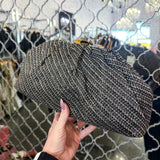 Palm Woven Raffia Clutch