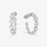 She's An Icon Hoops 1" - Silver