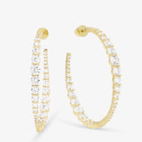 Oh She Fancy Graduated Hoops 2" - Gold