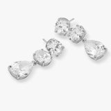 Hello Gorgeous Drop Earrings - Silver