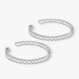 The Queens Hoops 2" - Silver