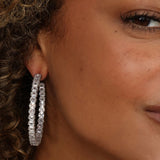 The Queens Hoops 2" - Silver
