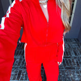 City Comfort Red Track Pants