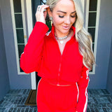 City Comfort Red Track Jacket