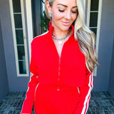 City Comfort Red Track Jacket