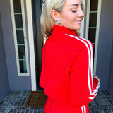 City Comfort Red Track Jacket