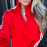 City Comfort Red Track Jacket