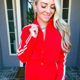 City Comfort Red Track Jacket