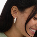 Oh She Fancy Graduated Hoops 1" - Gold