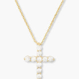 Oh She Fancy Cross Pendant - Gold