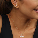 Oh She Fancy Cross Pendant - Gold