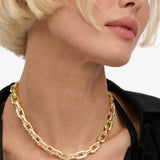 Frankie Chain Necklace 16" - Gold
